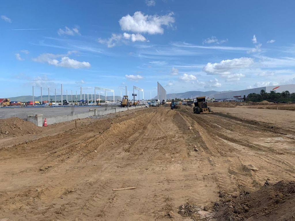 Obra de infraestrutura executada pela Humany